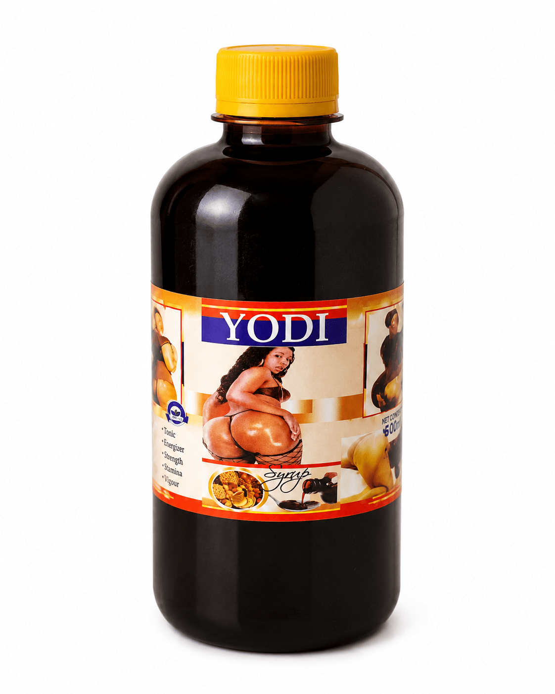 YODI CurveBloom Botanics 500ml – Maca & Fenugreek Botanical Syrup – Women's Liquid Food Supplement - Women's Herbal Syrup - Cherubim Aura