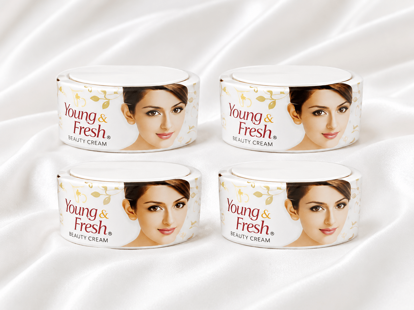 Young & Fresh Beauty Cream 50g – Brightening & Moisturising Face & Neck Cream with Strawberry, Aloe Vera, Chamomile & Vitamin E - Skincare - Cherubim Aura