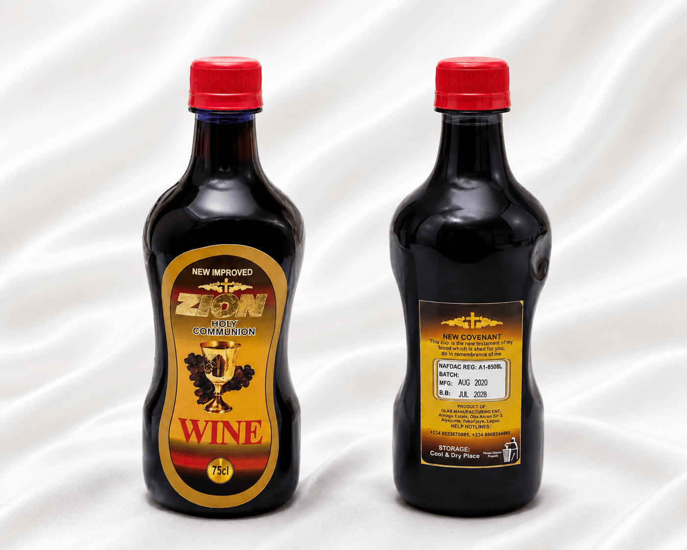 Zion Holy Communion Wine 75cl – Church Communion & Christian Sacramental Wine - Holy Communion Wine - Cherubim Aura