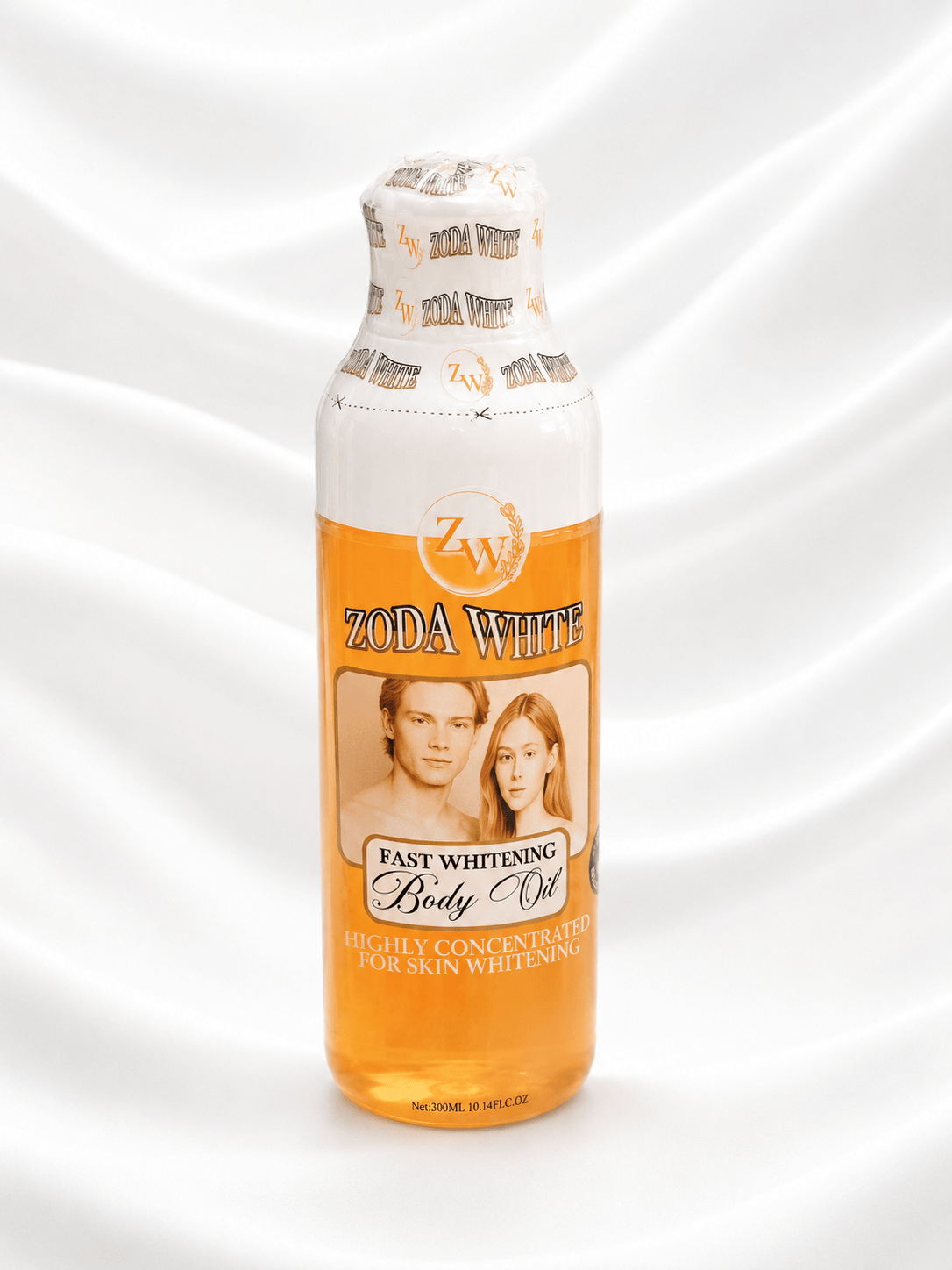 Zoda White Fast Whitening Body Oil 300ml – Brightening & Moisturising Body Oil with Vitamin C, Turmeric Oil, Liquorice & Arbutin - Skincare - Cherubim Aura